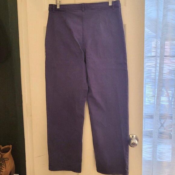 Aritzia Wilfred Free Purple Trousers Modern Utility Pants 12 - Picture 5 of 8